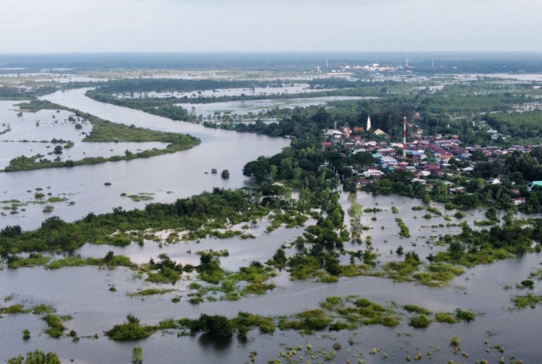 Lũ lụt nghiêm trọng tại Nakhon Phanom (Thái Lan)